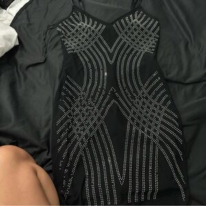 Sparkly dress black S